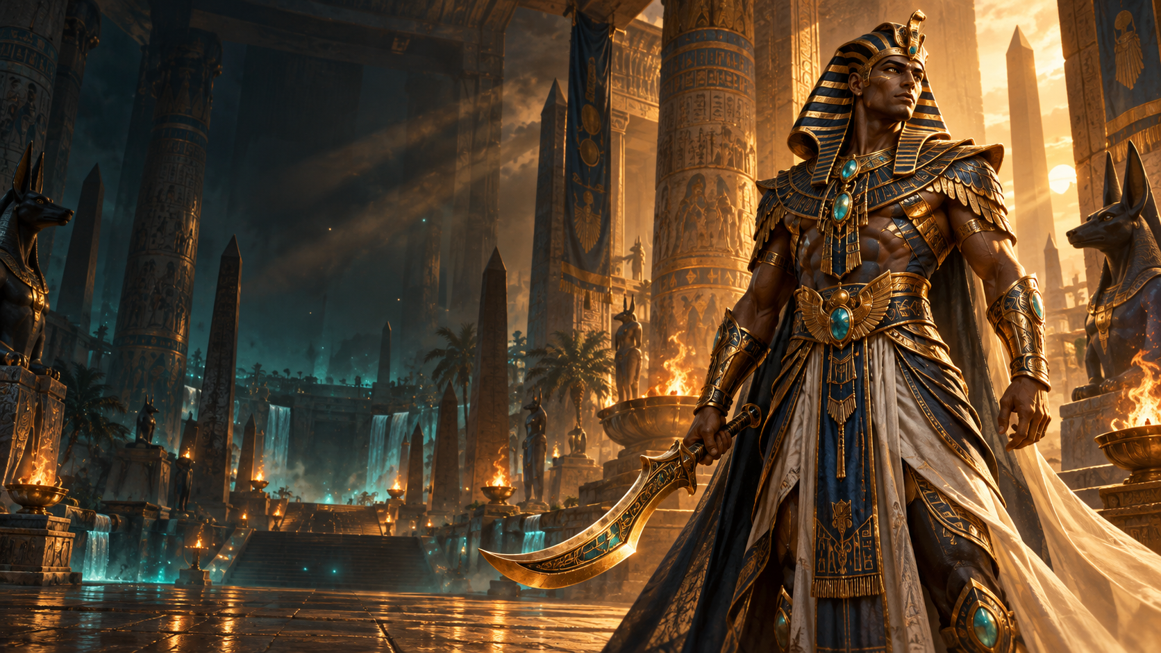 Egyptian guardian — Osirith promotional artwork